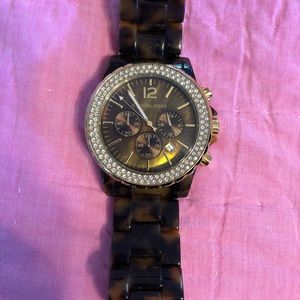 Michael Kors tortoise watch